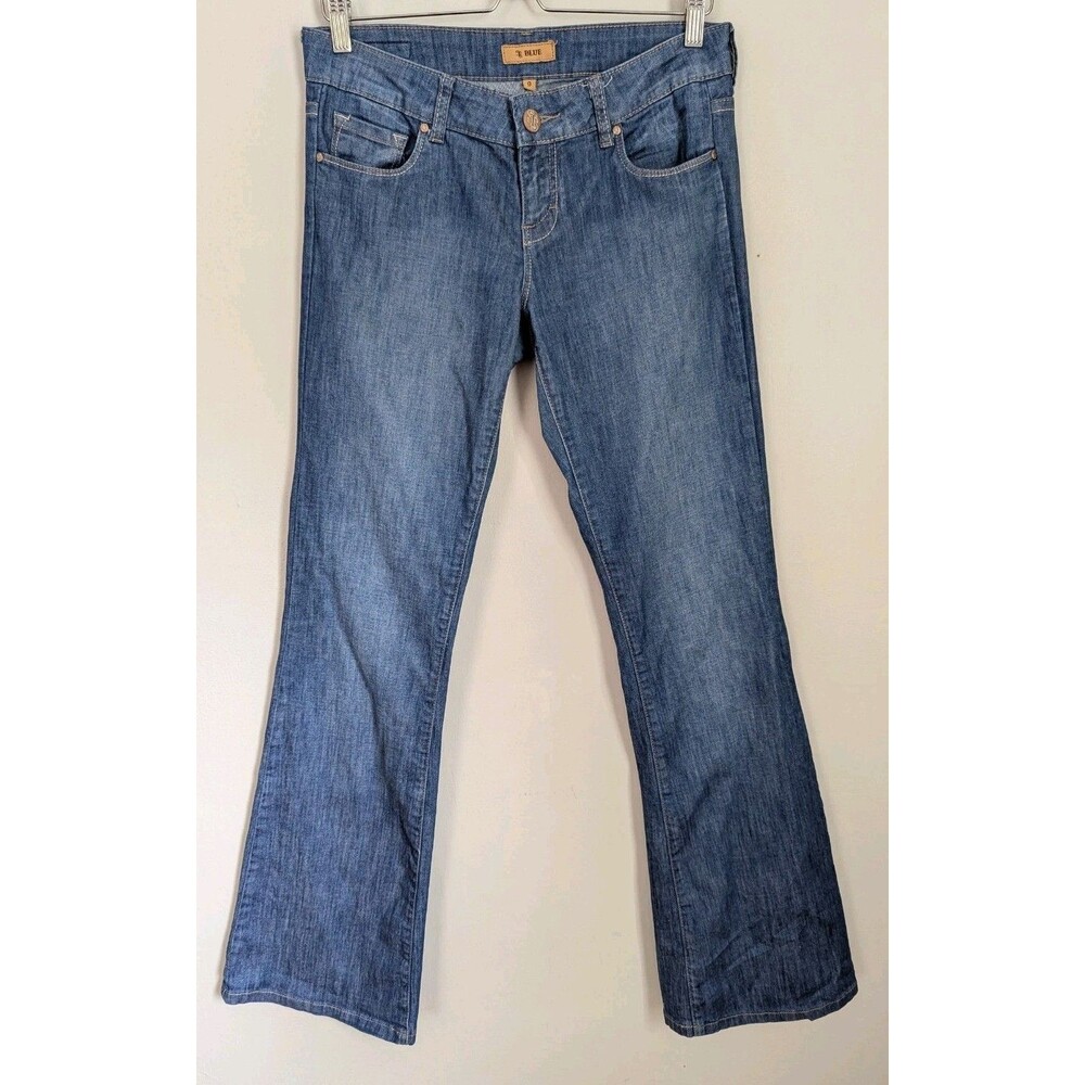 STS Blue Vintage Y2K Low Rise Flare Leg Jeans Women's 9 Stretch Blue Denim Boot